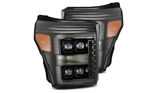 Фары проекторные светодиодные Alpha-Black NOVA для Ford F-250/350 2011–2016, AlphaRex — фото 2