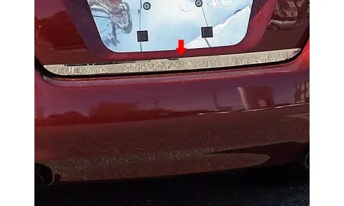 Хром задней палубы отделкой 1шт ка-из нержавеющей стали багажник акцент для Nissan Maxima 2009-2014 — фото 1