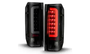 Ford F-350 1987-1996 задние фонари LED, цвет черный Housing дымчатые Lens (Pair), коплект, ANZO USA — фото 1