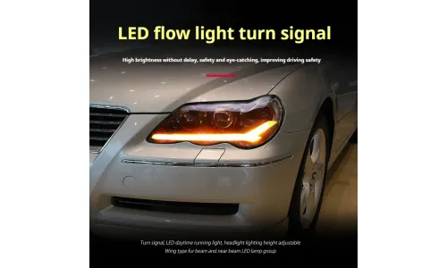 Фары передние LED с ходовыми огнями для Toyota Reiz Mark X (2005-2009), комплект, комплект, FT Carlight Carlight — фото 3