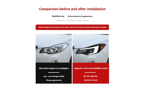Фары передние LED с ходовыми огнями для Subaru XV (2012-2017), комплект, комплект, FT Carlight Carlight — фото 7