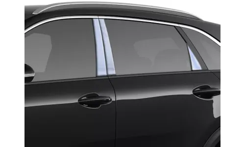 Накладки стоек дверей из нержавеющей стали 6 шт. для Kia Niro 2017-2020 QAA | PP17826 — фото 1