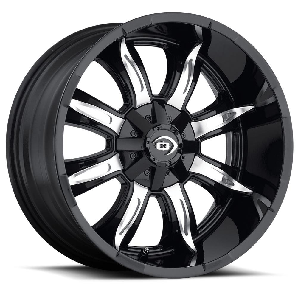 Диск колесный R18x9 423 Manic Series Глянцевый черный Vision Wheel — фото 1