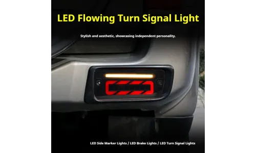Задние LED-фонари динамический поворотник для Nissan Patrol Y61 (1999-2005), комплект, комплект, FT Carlight Carlight — фото 3