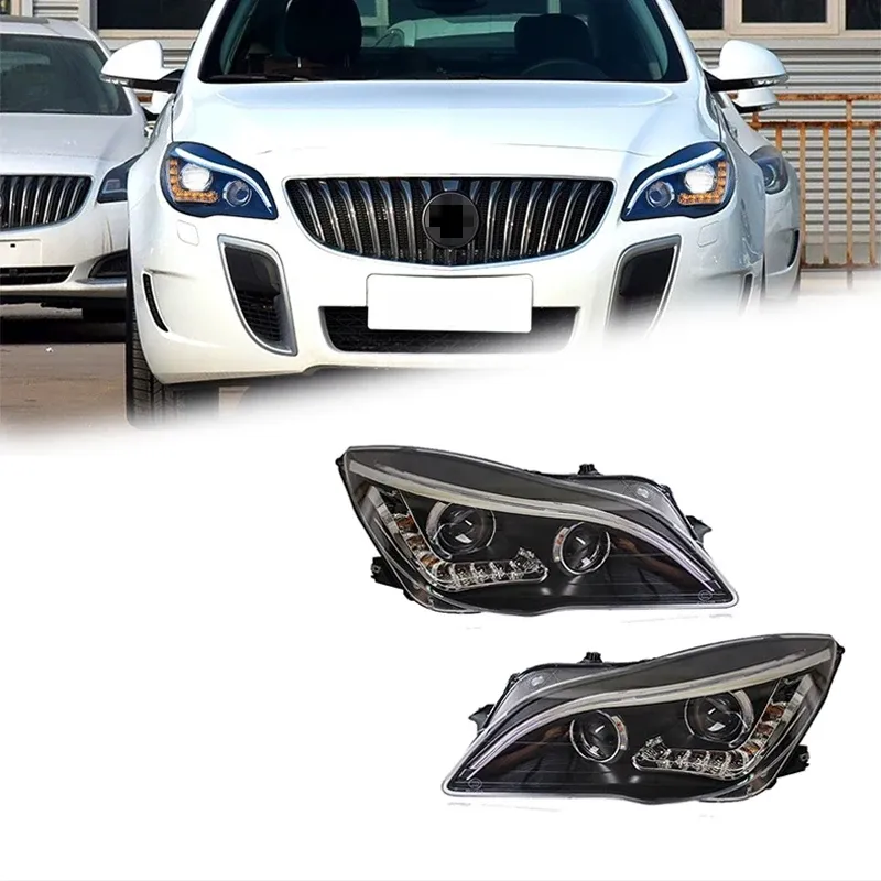 Фары передние LED с ходовыми огнями для Buick Regal / Opel Insignia (2014-2016), комплект, комплект, FT Carlight Carlight — фото 1
