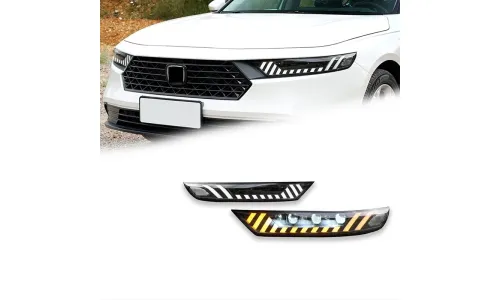 Фары передние LED с ходовыми огнями для Honda Accord 11 (2023-2025), комплект, FT Carlight — фото 1