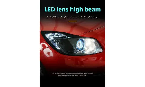 Фары передние LED с ходовыми огнями для Buick Regal GS (2009-2013), комплект, комплект, FT Carlight Carlight — фото 3
