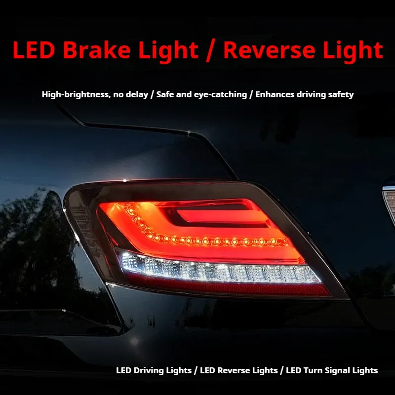 Задние LED-фонари динамический поворотник для Toyota Mark X (2005-2009), комплект, комплект, FT Carlight Carlight — фото 3