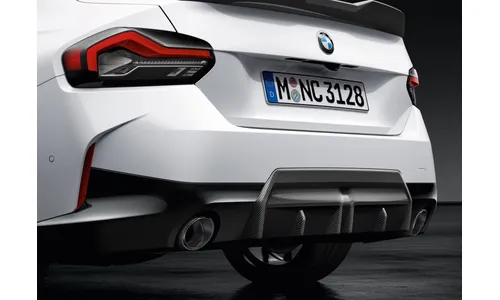 Комплект насадок выхлопных труб M Performance из титана и карбона для BMW 2-серии G42, оригинал — фото 1