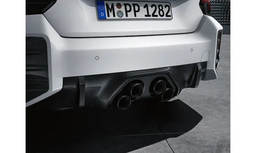 Титановая выхлопная система с заслонкой M Performance для BMW M2 G87, оригинал — фото 1
