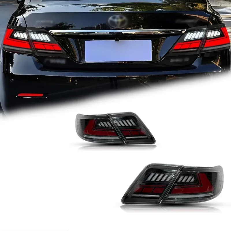 Задние LED-фонари динамический поворотник для Toyota Camry (2007-2011, США), комплект, комплект, FT Carlight Carlight — фото 1
