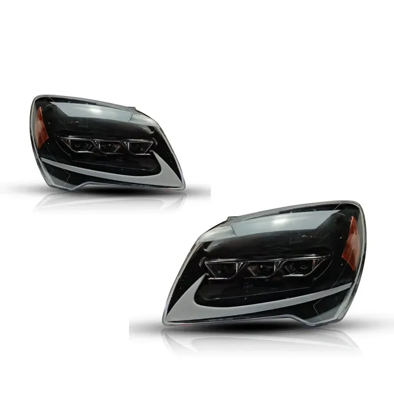 Фары передние LED с ходовыми огнями для Kia Sportage (2007-2012), комплект, комплект, FT Carlight Carlight — фото 6