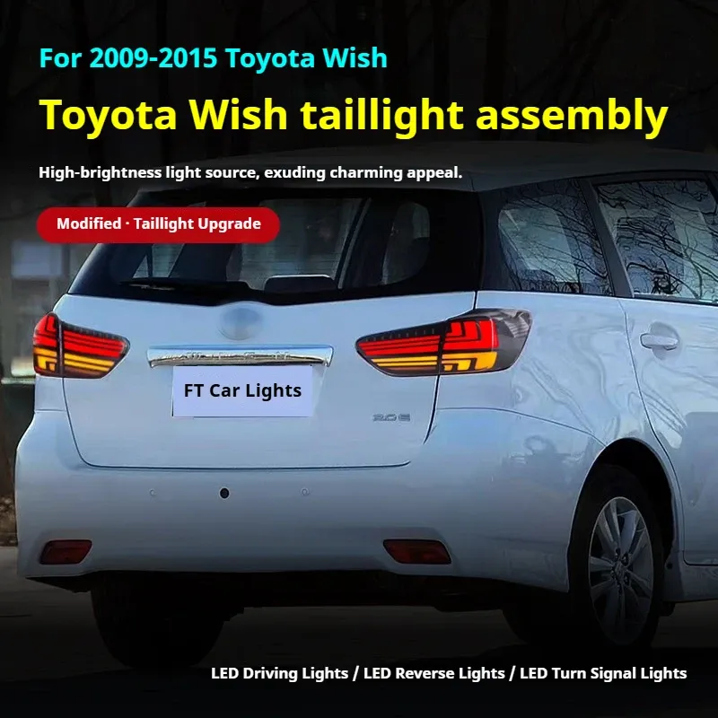 Задние LED-фонари динамический поворотник для Toyota Wish (2009-2015), комплект, комплект, FT Carlight Carlight — фото 5