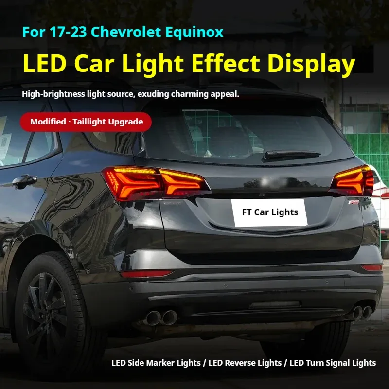 Задние LED-фонари динамический поворотник для Chevrolet Equinox (2017-2023), комплект, комплект, FT Carlight Carlight — фото 5