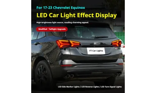 Задние LED-фонари динамический поворотник для Chevrolet Equinox (2017-2023), комплект, комплект, FT Carlight Carlight — фото 5