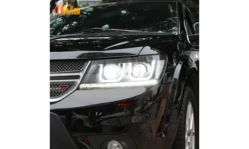 Фары передние LED с ходовыми огнями для Dodge Journey/Freemont (2009-2016), комплект, комплект, FT Carlight Carlight — фото 3