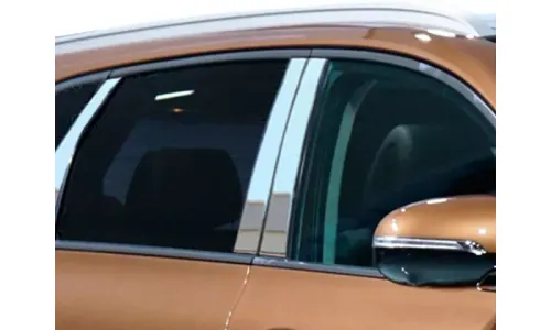 Накладки стоек дверей из нержавеющей стали 4 шт отделка двери QAA для Kia Sorento 2016-2020 — фото 1