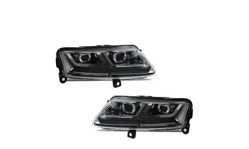 Фары Full LED проектор ДХО для Audi A6 (2005-2011), комплект, комплект, FT Carlight Carlight — фото 1