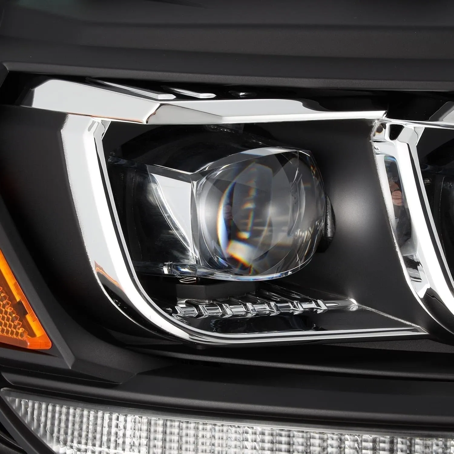 Фары проекторные светодиодные NOVA Black для Ford Ranger XL/XLT 2019–2023, AlphaRex — фото 3