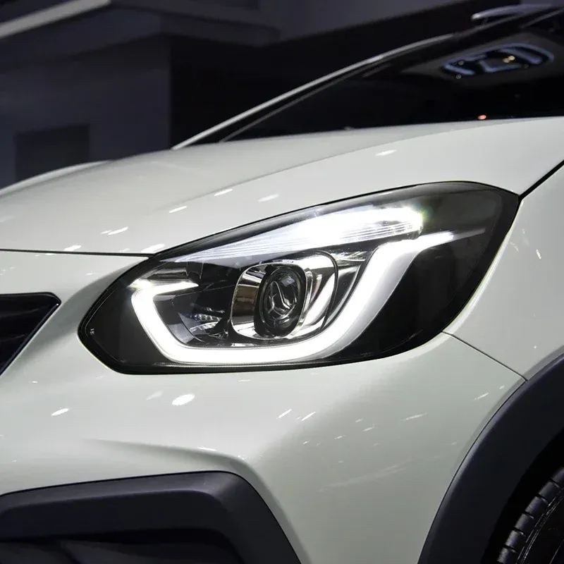 Фары передние LED с ходовыми огнями для Honda Fit Jazz GR9 (2020-2024), комплект, комплект, FT Carlight Carlight — фото 3