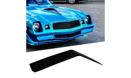 Fits1978-1981 Chevy Camaro черная верхняя решетка с ламелями Grill, вставка also fit Z28 — фото 1