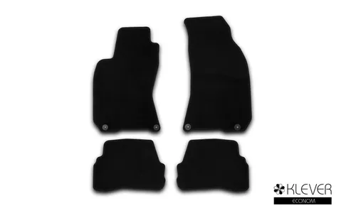 Коврики в салон Klever Econom VOLKSWAGEN Passat B5 АКПП 1996-2001, 2000-2005, седан, 4 шт. (текстиль) / Фольксваген Пассат — фото 1