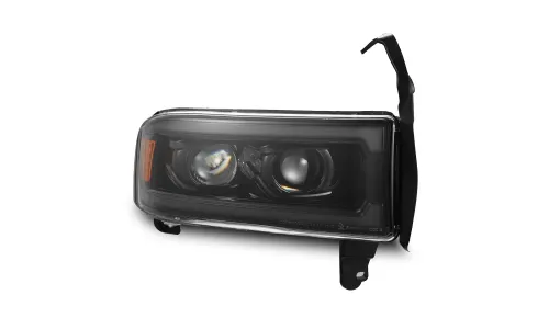 Фары проекторные светодиодные Alpha-Black LUXX для Dodge Ram 1500 1999–2001, AlphaRex — фото 6