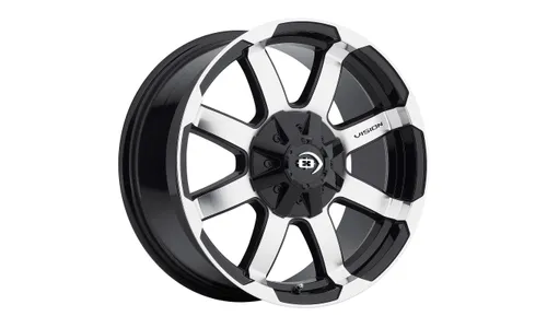 Диск колесный R18x8.5 413 Valor Series Черный Машинированный Vision Wheel — фото 1