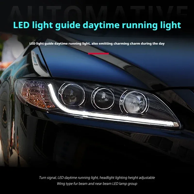 Фары Full LED проектор ДХО для Mazda 6 (2003-2015), комплект, комплект, FT Carlight Carlight — фото 3