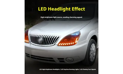 Фары передние LED с ходовыми огнями для Buick GL8 (2005-2015), комплект, комплект, FT Carlight Carlight — фото 4