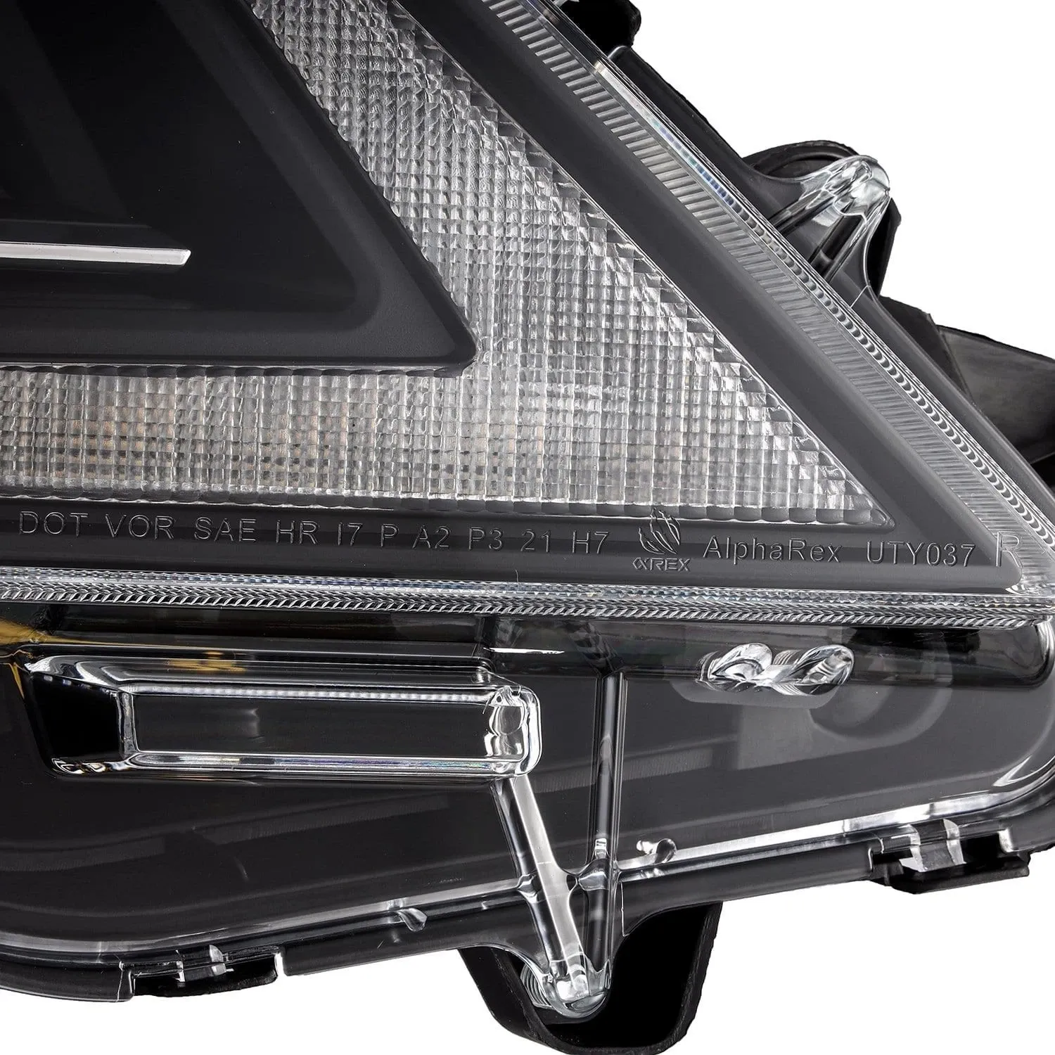Фары Black Pro Series для Toyota Sienna L/LE/XLE 2011–2020, AlphaRex — фото 7