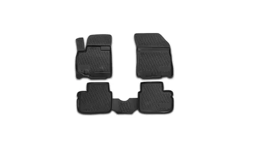 Коврики в салон SUZUKI SX4, 2010 - 2013, 4 шт. (полиуретан) / Сузуки Сх4 — фото 1