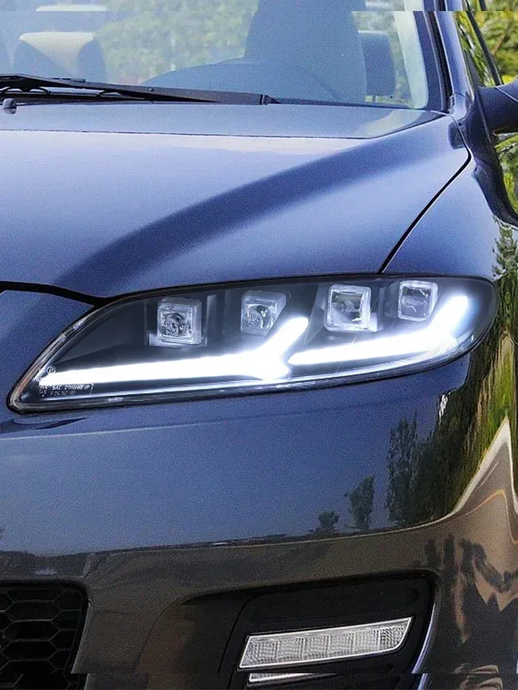 Фары передние LED с ходовыми огнями стиль демона для Mazda 6 (2003-2015), комплект, комплект, FT Carlight Carlight — фото 7