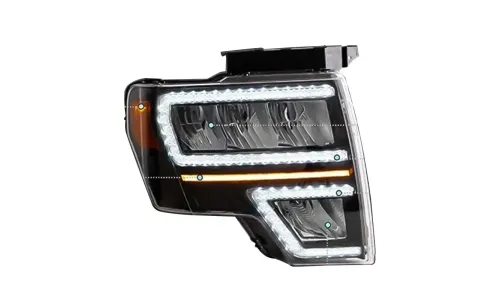 Фары передние LED с ходовыми огнями для Ford Raptor F-150 (2009-2014), комплект, комплект, FT Carlight Carlight — фото 6