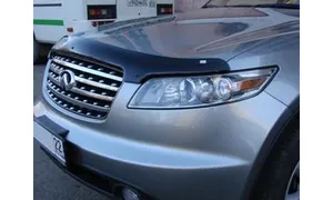 Дефлектор капота темный INFINITI FX35/FX45 2003-2008, / Инфинити ФХ — фото 2