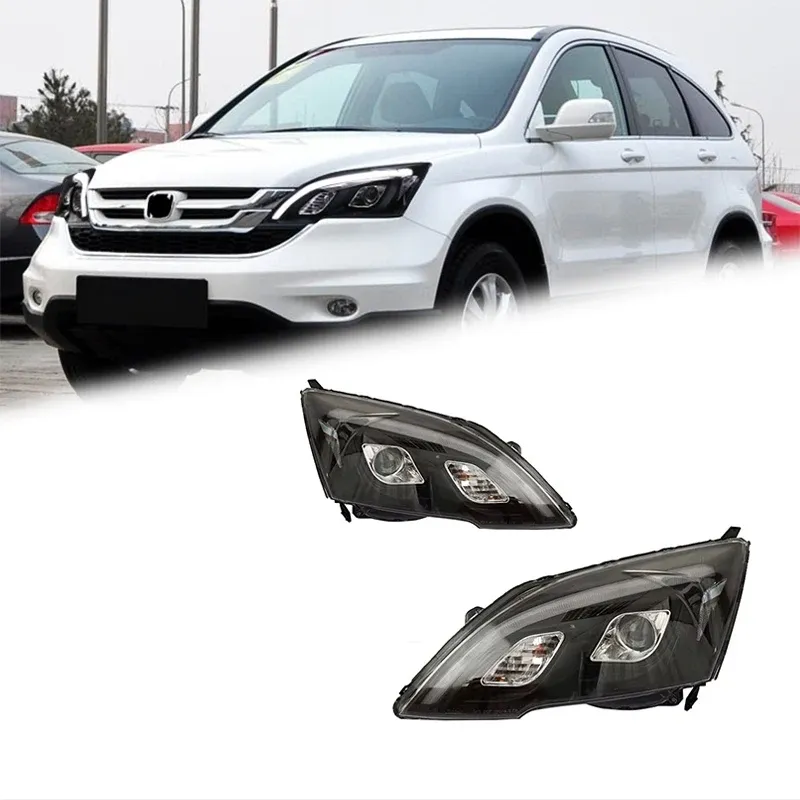 Фары передние LED с ходовыми огнями для Honda CR-V (2007-2011), комплект, комплект, FT Carlight Carlight — фото 1