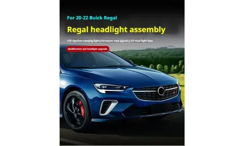 Фары передние LED с ходовыми огнями для Buick Regal (2020-2024), комплект, комплект, FT Carlight Carlight — фото 5