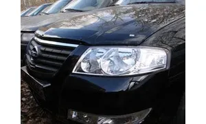 Дефлектор капота темный NISSAN ALMERA Classic 2005-2012, NLD.SNIALC0512 / Ниссан Альмера — фото 1
