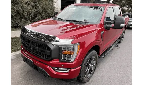 Дефлектор накладка капота Ford F150 2021-, хром — фото 3