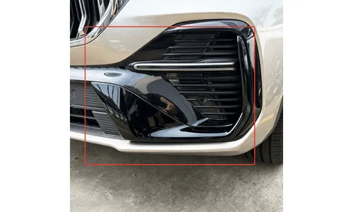 Накладки на передний бампер Geely Monjaro 2026-, черный — фото 2