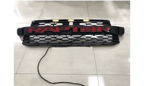 Решетка радиатора в стиле RAPTOR Ford Ranger 2023-, без повторителей, надпись RAPTOR — фото 1