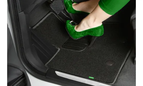 Коврики в салон Klever Standard KIA Ceed АКПП 2012-2015, 2015-2018, хэтчбек, универсал, 4 шт. (текстиль) / Киа Сид — фото 2