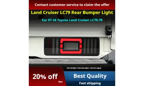Задние LED-фонари динамический поворотник для Toyota Land Cruiser 70 (2007-2024), комплект, комплект, FT Carlight Carlight — фото 2