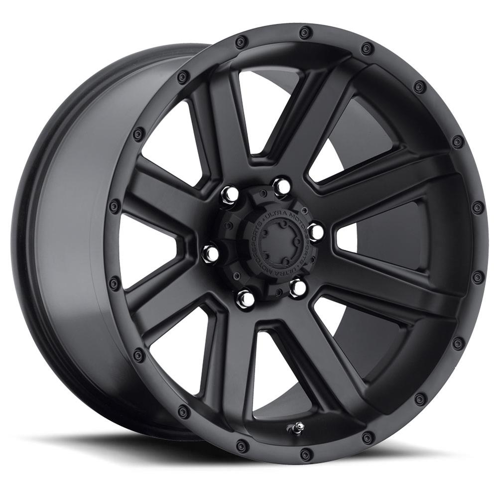 Диск колесный R18x8.5 Ultra Wheel 195 Crusher Satin Black Сатин Черный Ultra Wheel — фото 1