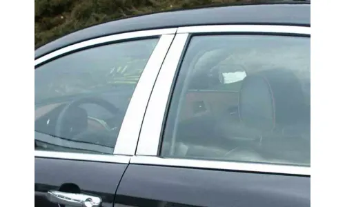 Накладки стоек дверей из нержавеющей стали 4 шт отделка двери QAA для Chevy Malibu 2008-2012 — фото 1