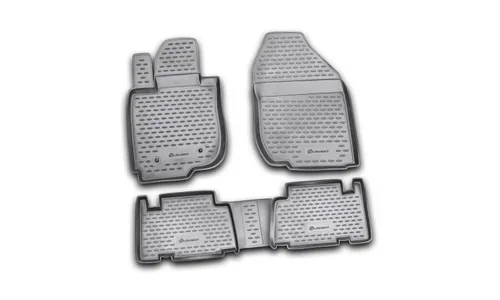 Коврики в салон TOYOTA RAV4 01/2006-2010, 4 шт.(полиуретан) / Тойота Рав 4 — фото 1