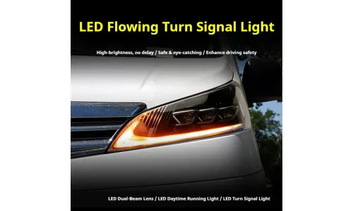 Фары передние LED с ходовыми огнями для Nissan NV200 (2010-2018), комплект, комплект, FT Carlight Carlight — фото 3