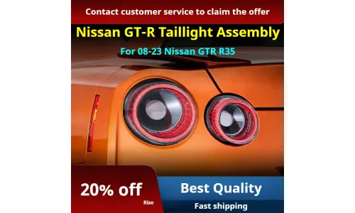 Задние LED-фонари динамический поворотник для Nissan GT-R R35 (2008-2023), комплект, комплект, FT Carlight Carlight — фото 2