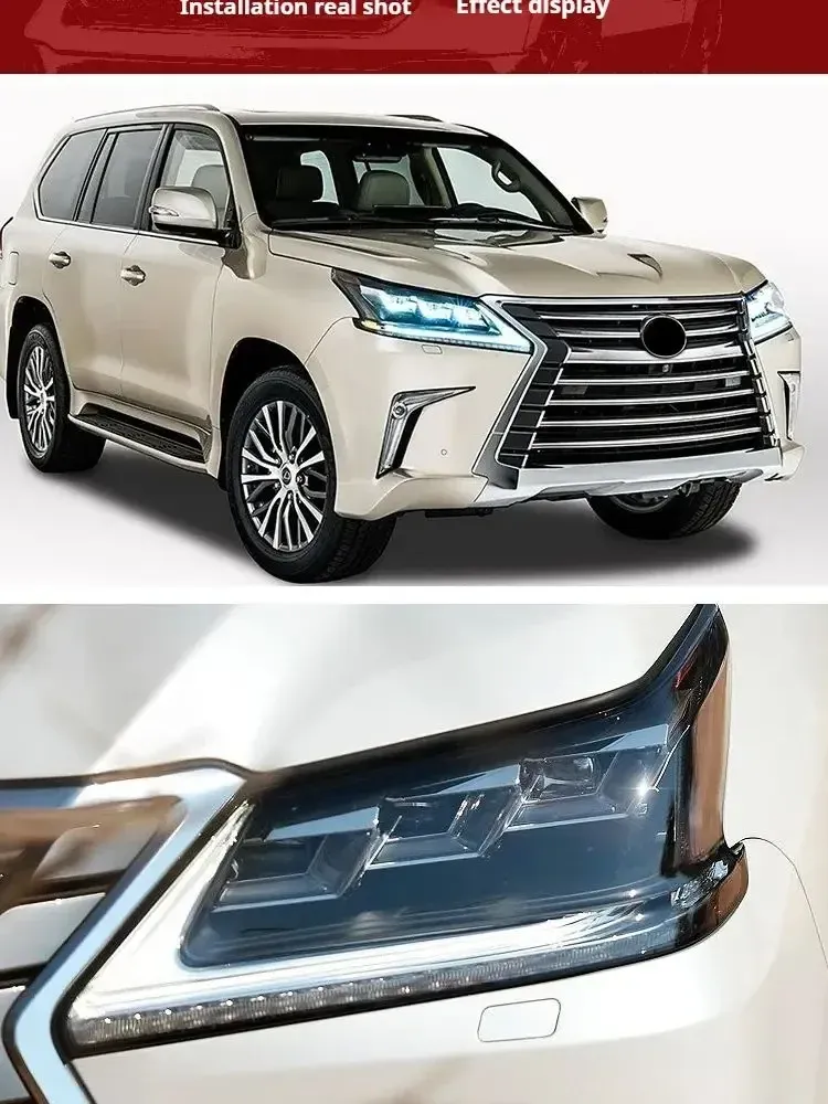 Фары передние LED с ходовыми огнями для Lexus LX570 (2016-2020), комплект, комплект, FT Carlight Carlight — фото 7
