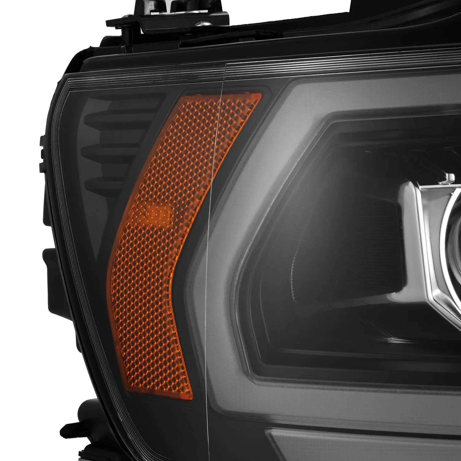 Фары Black Pro для Ram 1500 Tradesman & Big Horn 2019–2024, AlphaRex — фото 6